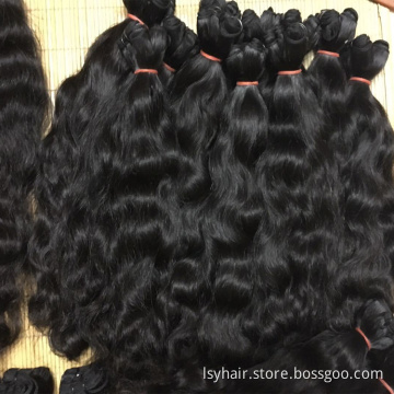 Raw Vietnamese Burmese Hair Unprocessed Virgin Natural Straight & Wavy Hair Vendors, Vietnamese Cuticle Aligned Raw  Human Hair
